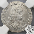 Niemcy, 4 szelągi, 1712 BH, Schleswig Holstein Gottorp, NGC MS 64