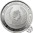 Karaiby,  2 dolary, 2020, Montserrat, uncja srebra