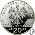 III RP, 20 złotych, 2011, Borsuk 