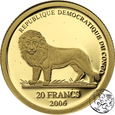NMS, Kongo, 20 franków, 2006, Babe Pig