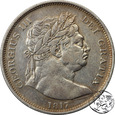 Wielka Brytania, 1/2 korony, 1817