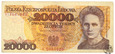 Polska, 20000 złotych, 1989 Y