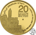 Izrael, 20 nowych szekli, 2010, Jerozolima - Wieża Dawida