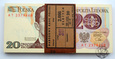 Polska, paczka bankowa, 100 x 20 złotych, 1982 AT
