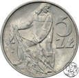 PRL, 5 złotych, 1974, rybak