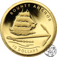 NMS, Wyspy Pitcairn, 10 dolarów, 2007, Kotwica HMS Bounty