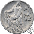 PRL, 5 złotych, 1959, rybak