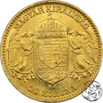 Węgry, 20 koron, 1914
