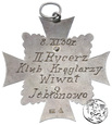 II RP, krzyż nagrodowy, 1930, Jabłonowo, klub kręglarzy 
