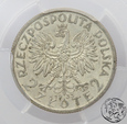 II RP, 2 złote, 1933,  głowa kobiety, PCGS AU 58