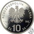 III RP, 10 złotych, 1996, Zygmunt II August popier 
