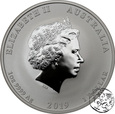 Australia, 1 dolar, 2019, Rok Świni, uncja srebra