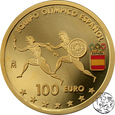 Hiszpania, 100 euro, 2016, Hiszpańska reprezentacja olimpijska