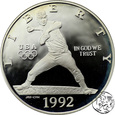 USA, dolar, 1992, Baseball