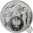 III RP, 10 złotych, 2014, Brakteat Mieszka III Starego