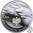 III RP, 10 zł, 2019, 100-lecie polskiego lotnictwa wojskowego