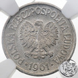 PRL, 10 groszy, 1961, NGC MS 65