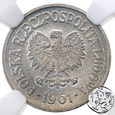 PRL, 10 groszy, 1961, NGC MS 65