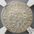 Niemcy, 4 szelągi, 1706 BH, Schleswig Holstein Gottorp, NGC MS 65