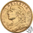 Szwajcaria, 20 franków, 1916 B
