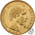 Francja, 20 franków, 1853 A