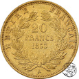 Francja, 20 franków, 1853 A