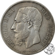 Belgia, 5 franków, 1868