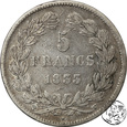 Francja, 5 franków, 1833 W