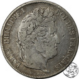 Francja, 5 franków, 1833 W