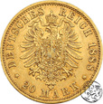Niemcy, Prusy, 20 marek, 1888 A, @
