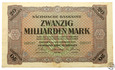 Niemcy, 20 miliardów marek, Drezno, 1923