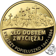 Polska, III RP, 37 złotych, 2009, Popiełuszko 