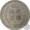Włochy, 5 lirów, 1876 R