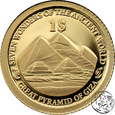 NMS, Wyspy Salomona, 1 dolar, 2013, Piramidy w Gizie