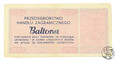 Polska, bon towarowy Baltona, 10 centów, 1973 A