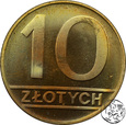 PRL, 10 złotych, 1988 - Lustrzanka