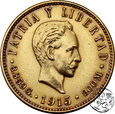 Kuba, 5 peso, 1916