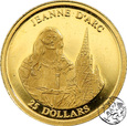 NMS, Liberia, 25 dolarów, 2001, Jeanne d'Arc