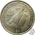 Wyspy Dziewicze, 1 dolar, 2003, Sir Walter Raleigh