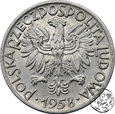 PRL, 5 złotych, 1958, rybak