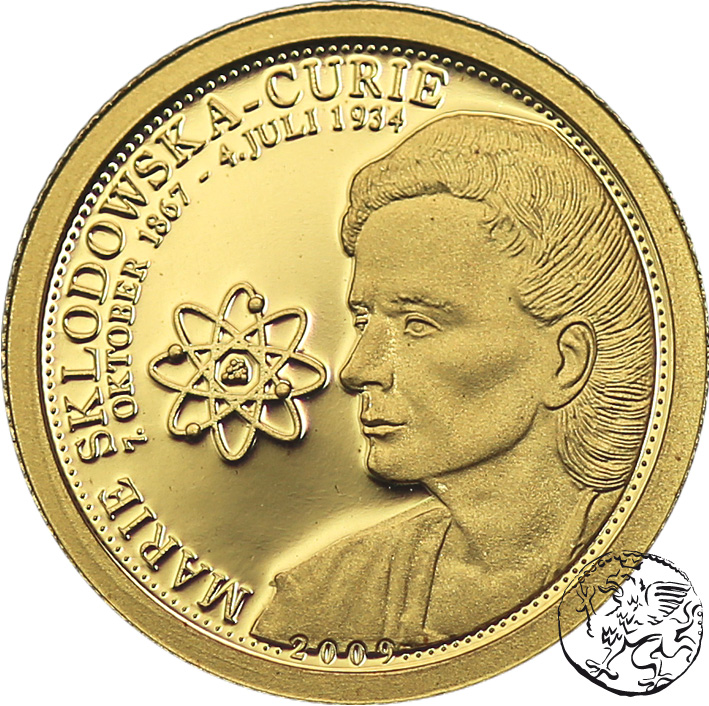 NMS, Samoa, 10 Dolarów, 2009, Curie-Skłodowska