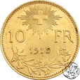 Szwajcaria, 10 franków, 1915 B @
