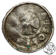 Niemcy, Saksonia, denar krzyżowy, X/XI w