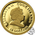 NMS, Wyspy Cooka, 10 dolarów, 2008, Niedźwiedź Polarny