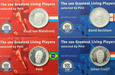 Fifa, zestaw medali 11 szt, 2004, The 100 Greatest Living Players 
