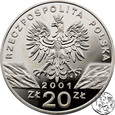 III RP, 20 złotych, 2001, Paź 