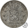 Belgia, 5 franków, 1873