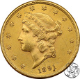 USA, 20 dolarów, 1891 S