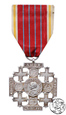 Polska, PSZnZ, srebrny Krzyż Jerozolimski, Ag 925