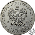 III RP, 100000 złotych, 1990, Solidarność (2)